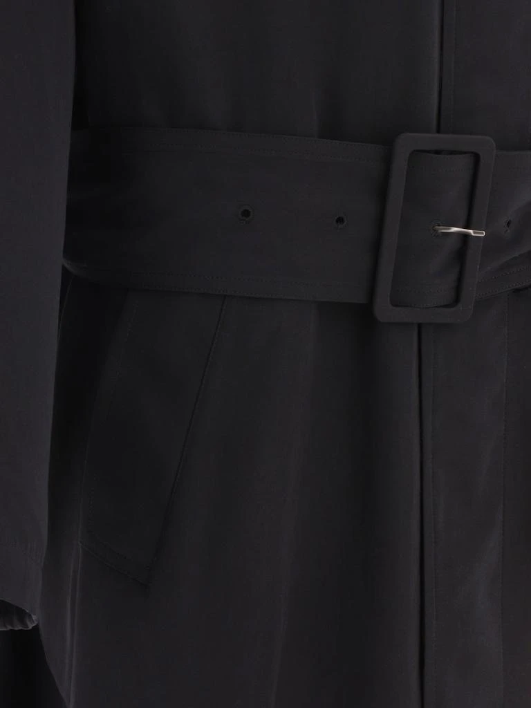 商品Balenciaga|Belted Trench Coat Coats Black,价格¥5912,第4张图片详细描述