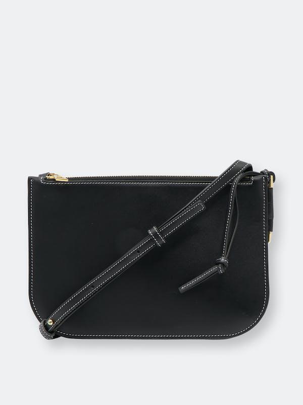 Loewe Gate Double Zip Crossbody Leather Clutch商品第1张图片规格展示