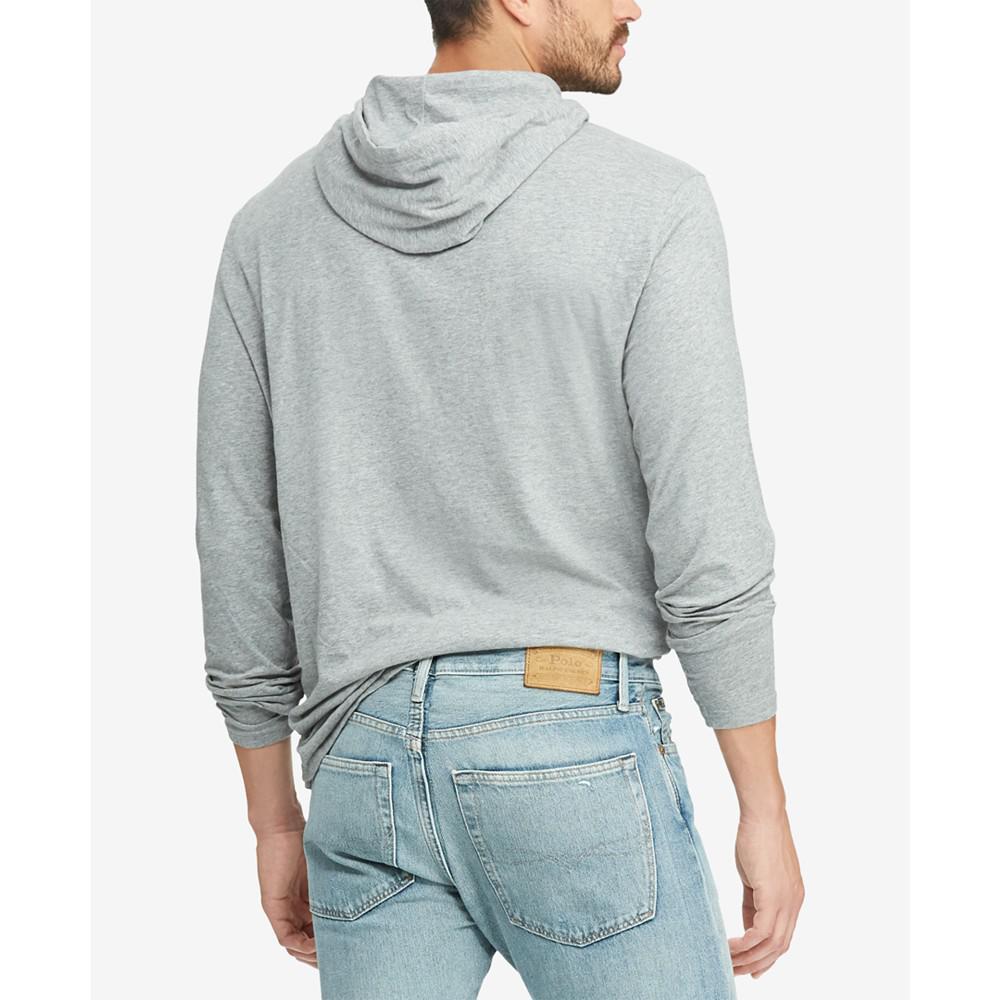 商品Ralph Lauren|Men's Big & Tall Hooded Long Sleeve T-Shirt,价格¥478,第4张图片详细描述
