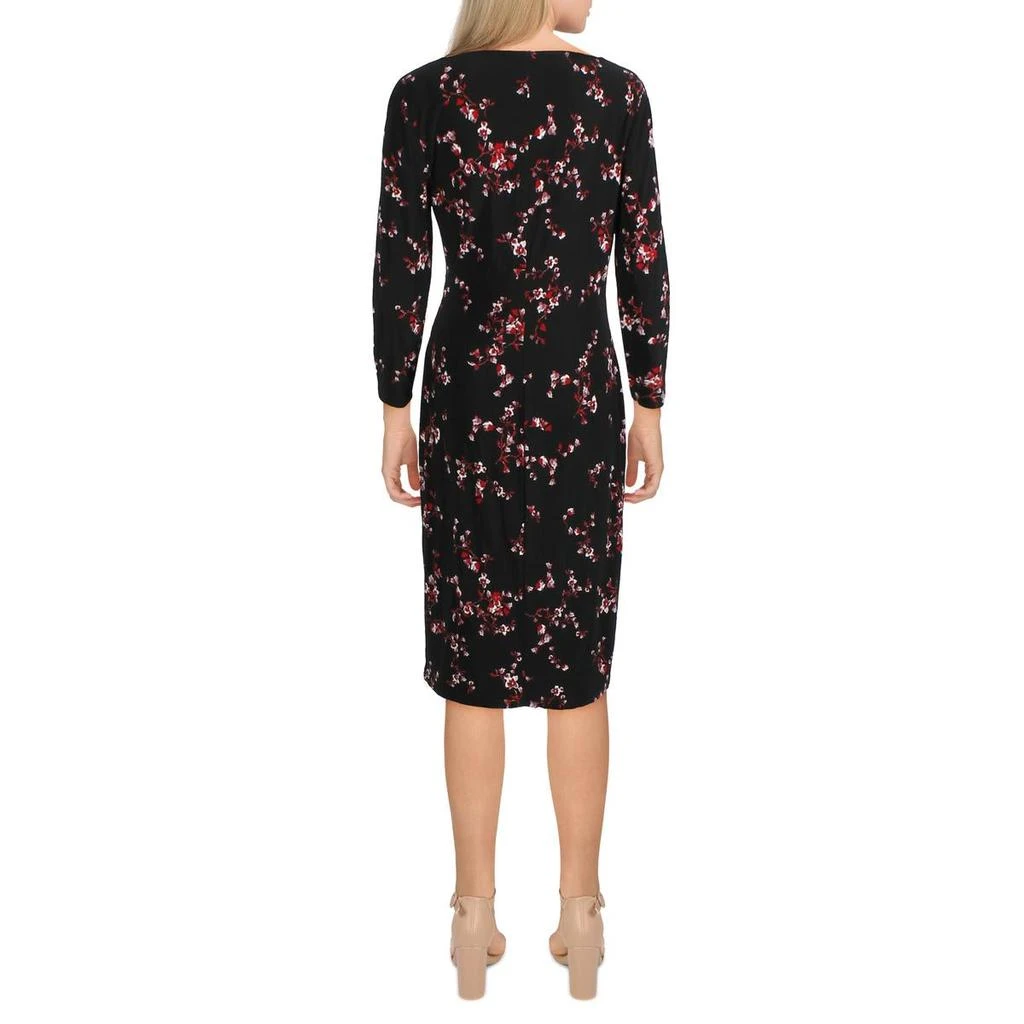 商品Ralph Lauren|Lauren Ralph Lauren Womens Andee Floral Short Sheath Dress,价格¥167,第2张图片详细描述