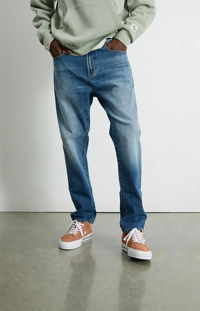 商品PacSun|Medium Indigo Slim Taper Jeans,价格¥414,第2张图片详细描述