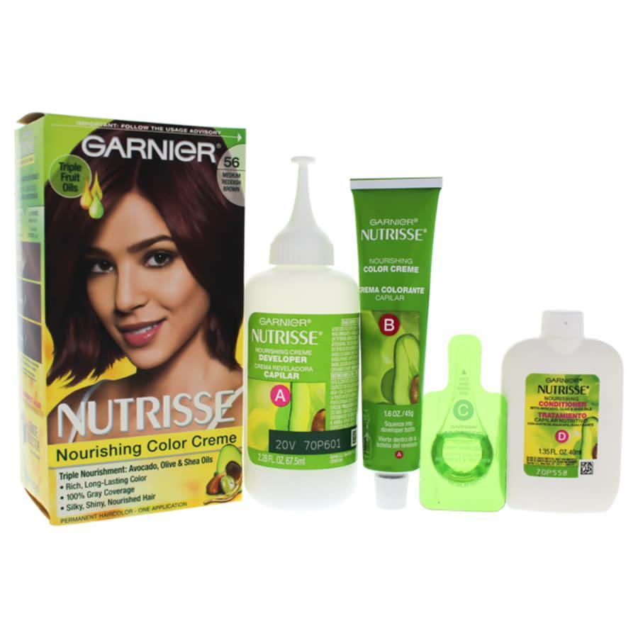 商品Garnier|Nutrisse Nourishing Color Creme #56 Medium Reddish Brown by Garnier for Unisex - 1 Application Hair Color,价格¥74,第1张图片