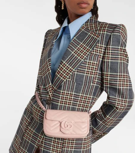 商品Gucci|GG Marmont皮革腰包,价格¥13210,第2张图片详细描述