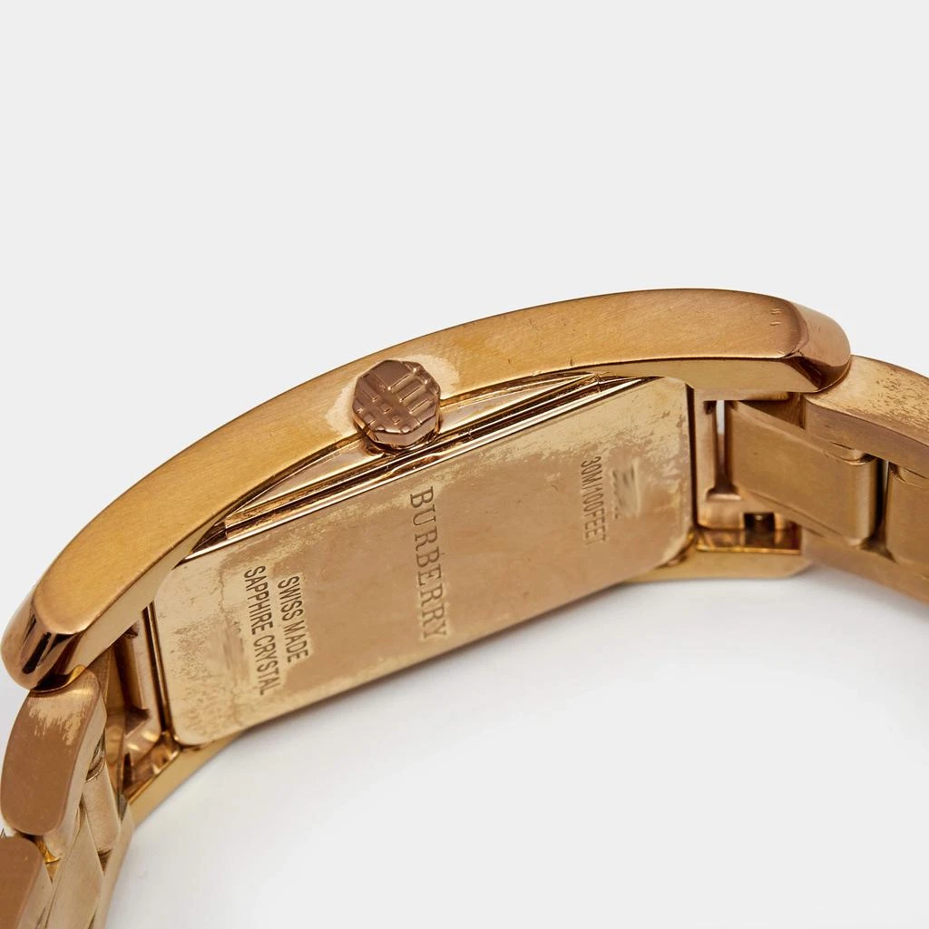 Burberry Champagne Rose Gold Plated Stainless Steel Heritage BU9402 Women's Wristwatch 25 mm  商品