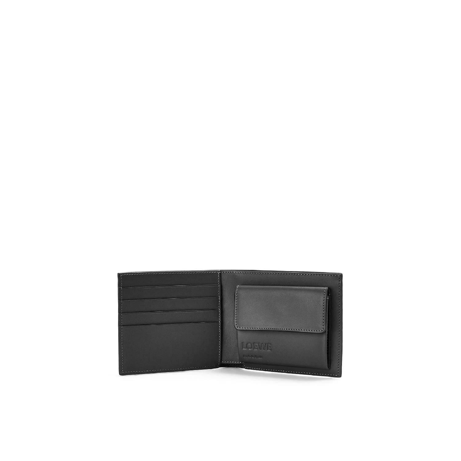 包邮包税【预售7天发货】 LOEWE罗意威 23秋冬 男士 零钱包 Repeat bifold coin wallet in embossed silk calfskin C499501X01-1100 商品