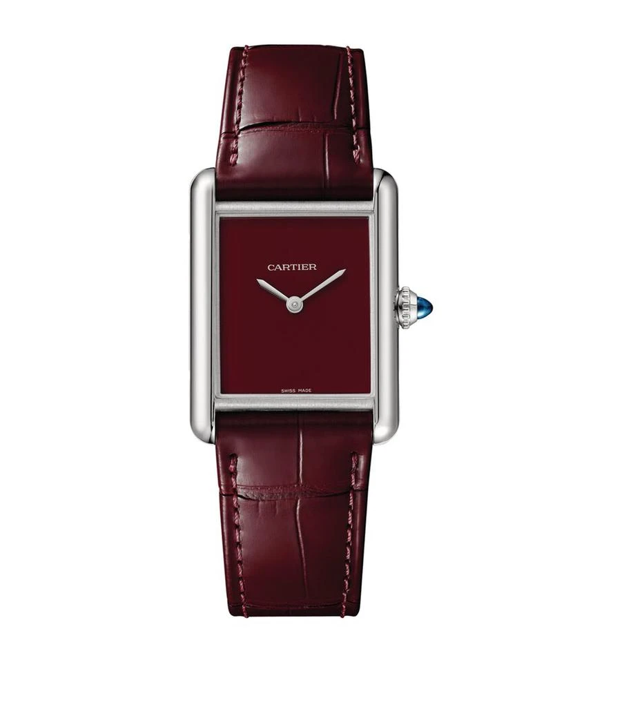 商品Cartier|Large Steel Tank Must Watch 25.5mm,价格¥36249,第1张图片