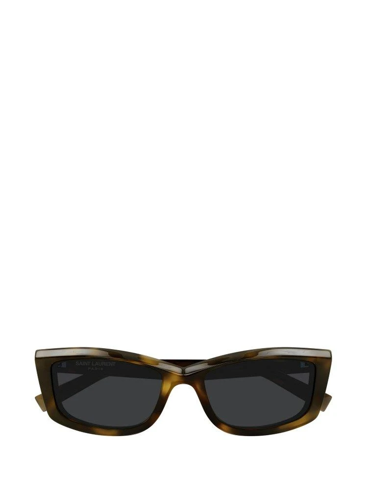 商品Yves Saint Laurent|Saint Laurent Eyewear Rectangular Frame Sunglasses,价格¥1953,第1张图片