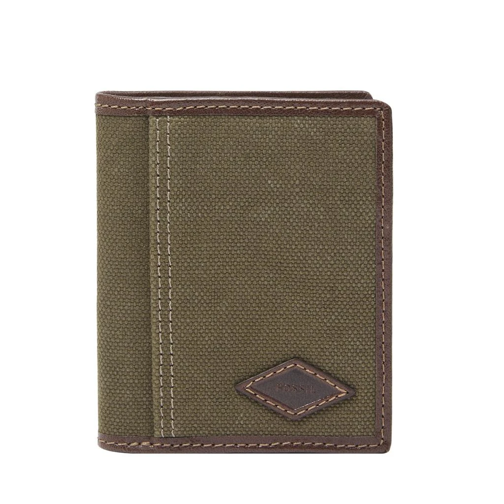 商品Fossil|Fossil Men's Mykel Cotton Front Pocket Wallet-Bifold,价格¥162,第1张图片