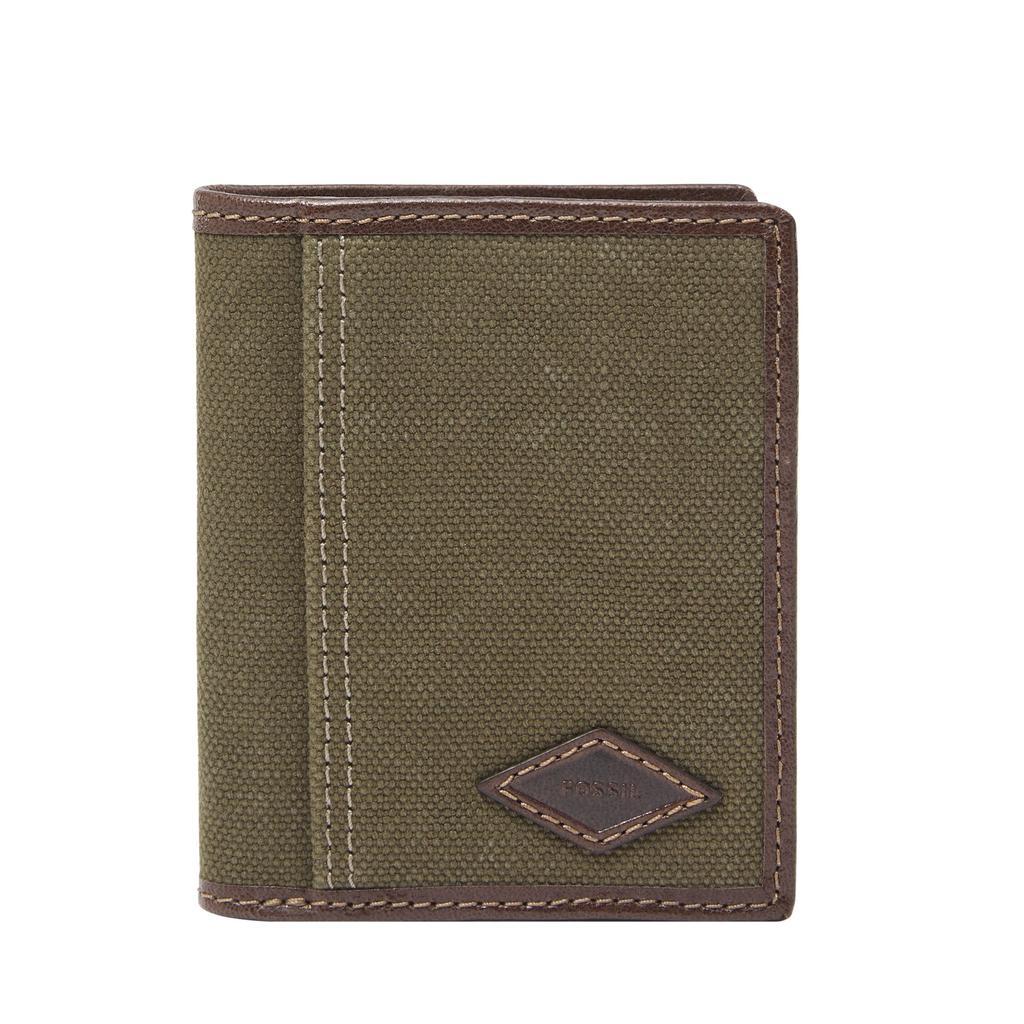 商品Fossil|Fossil Men's Mykel Cotton Front Pocket Wallet-Bifold,价格¥168,第1张图片