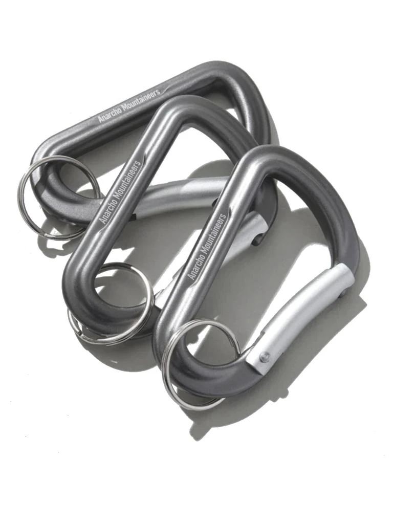 商品Mountain Research|Carabiners With Engraved Logo Kitchen & Outdoor Items Silver,价格¥1101,第1张图片