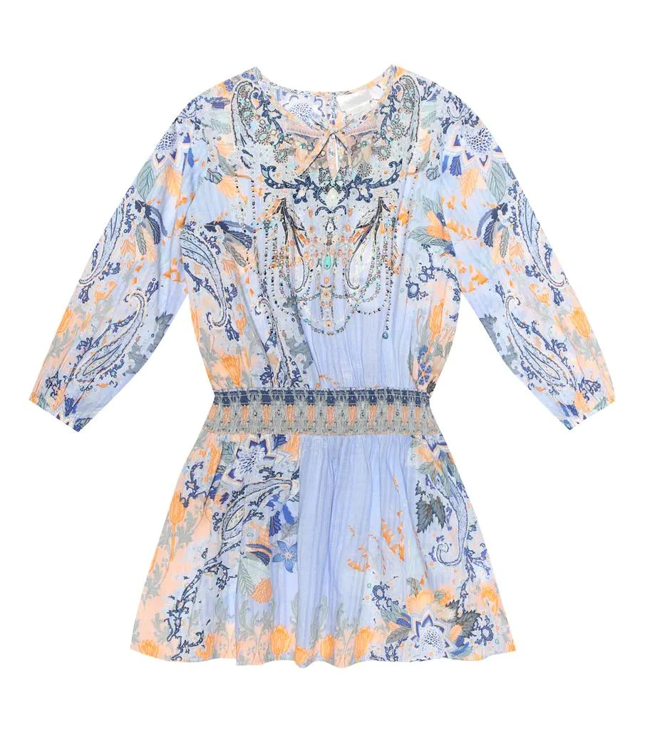 商品Camilla|Embellished printed cotton dress,价格¥1224,第1张图片