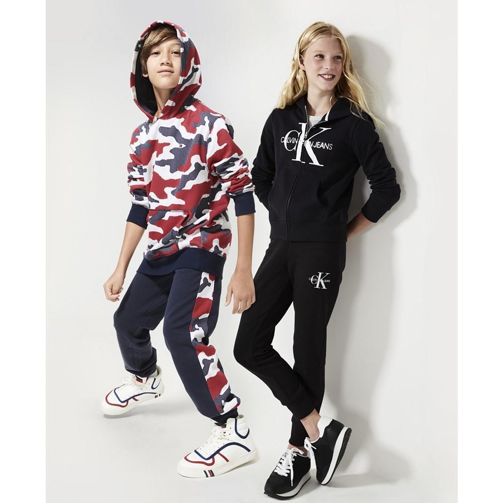 商品Tommy Hilfiger|Big Boys All Over Print Pullover Hoodie,价格¥247,第4张图片详细描述