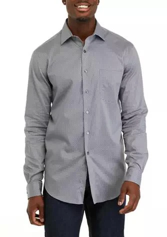 商品Van Heusen|Heusen Regular Fit Point Collar Printed Dress Shirt,价格¥226,第1张图片