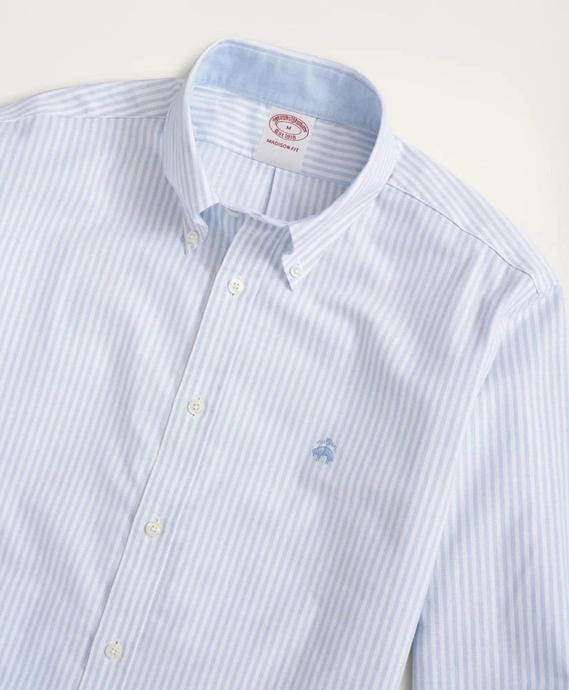 商品Brooks Brothers|Stretch Madison Relaxed-Fit Sport Shirt, Non-Iron Bengal Stripe Oxford,价格¥809,第2张图片详细描述