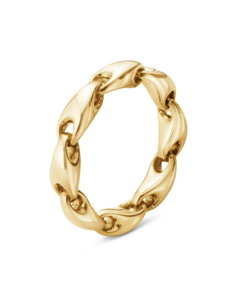 商品Georg Jensen|18K Yellow Gold Reflect Link Ring,价格¥9906,第1张图片