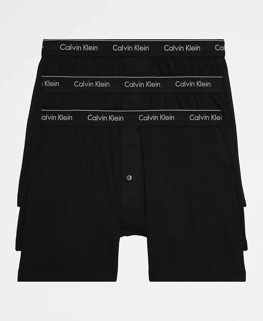 商品Calvin Klein|Men's 3-Pack Cotton Classics Knit Boxers Underwear,价格¥348,第1张图片