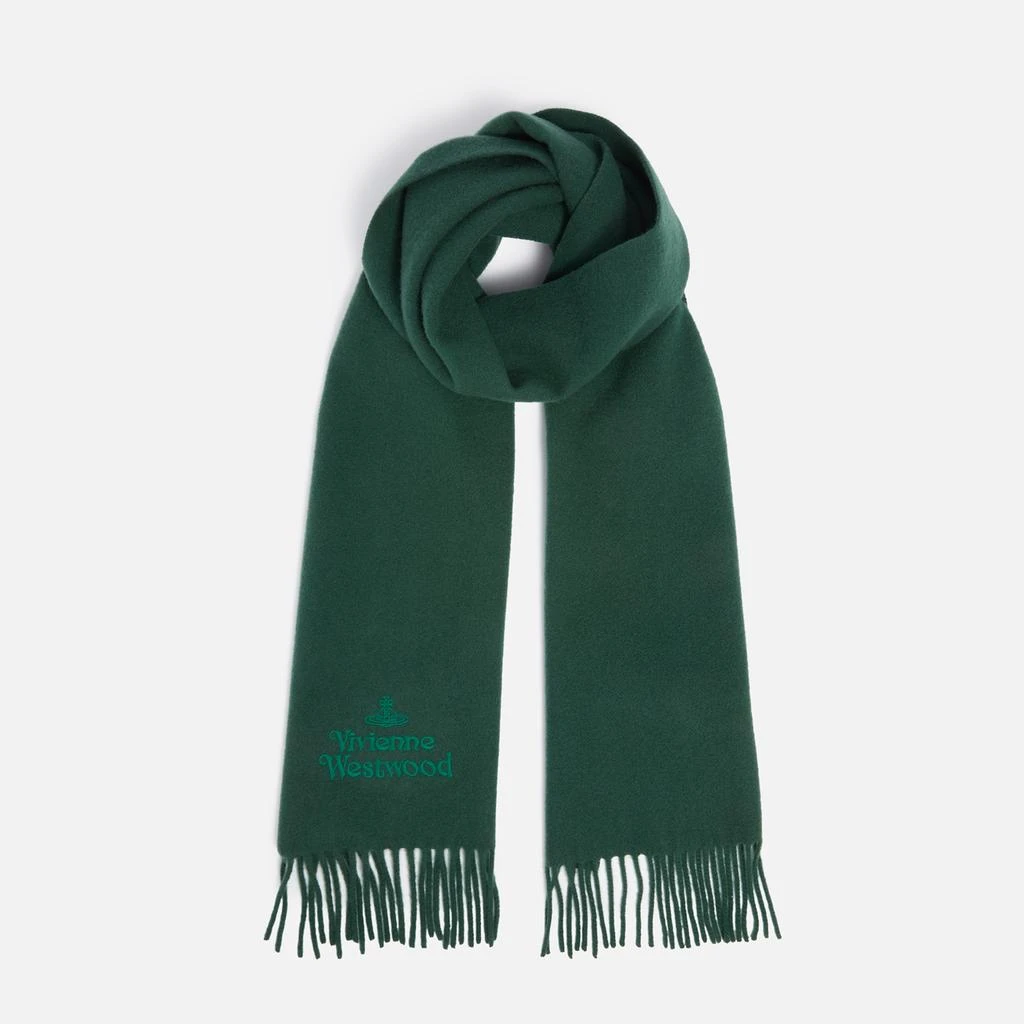 商品Vivienne Westwood|Vivienne Westwood Embroidered Logo Wool Scarf,价格¥891,第1张图片