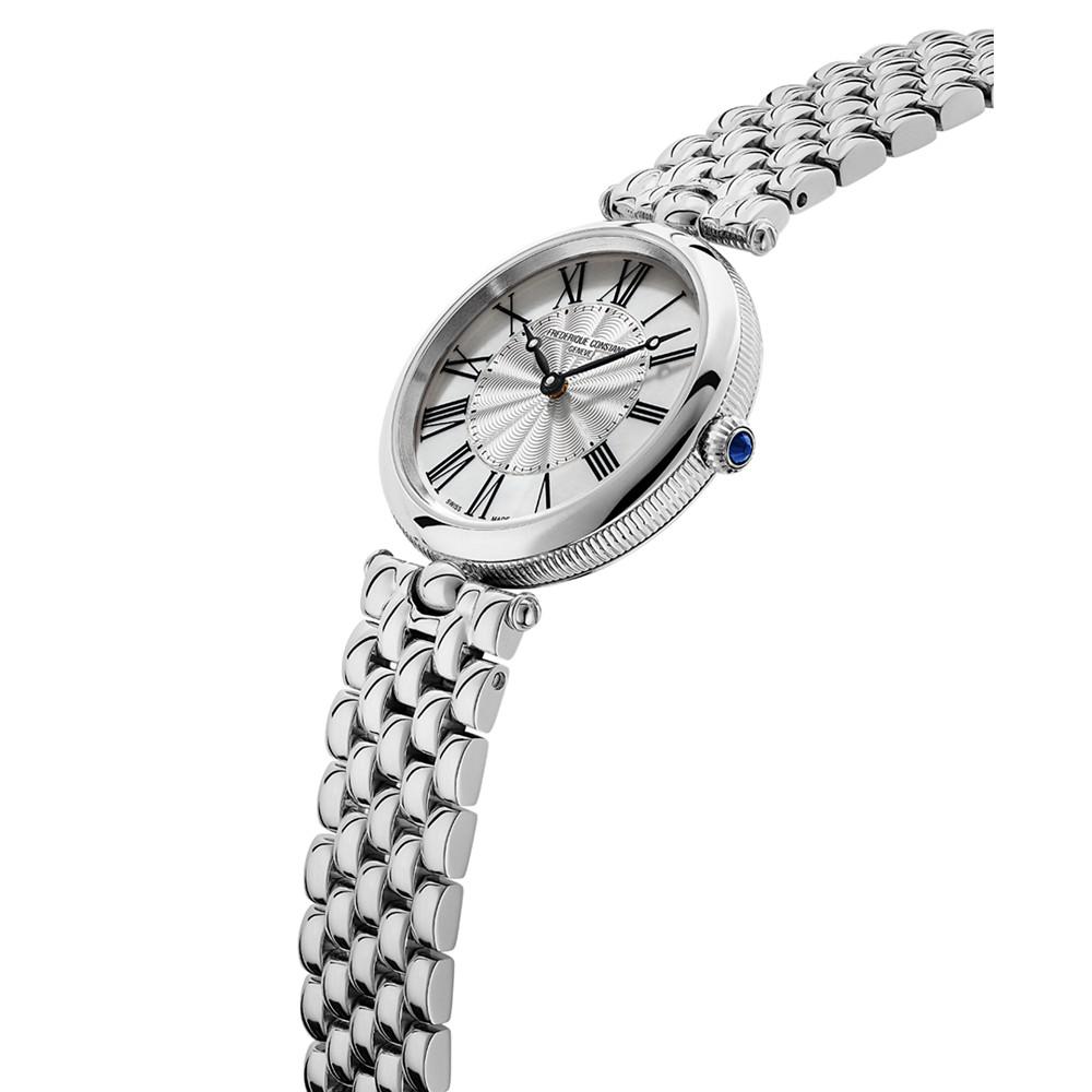 Women's Swiss Art Deco Stainless Steel Bracelet Watch 30mm商品第4张图片规格展示
