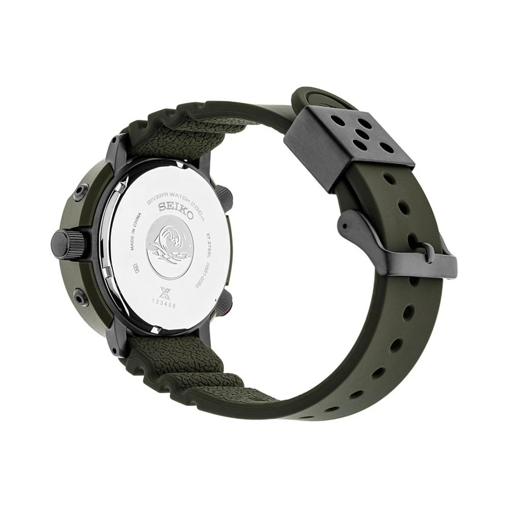 商品Seiko|Men's Analog-Digital Prospex Diver Solar Black Rubber Strap Watch 47.8mm,价格¥4093,第3张图片详细描述
