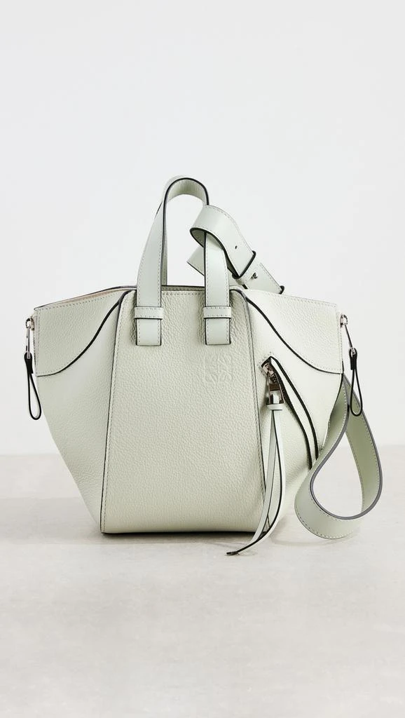 商品[二手商品] What Goes Around Comes Around|Loewe Green Grained Calfskin Small Hammock Tote,价格¥19345,第1张图片