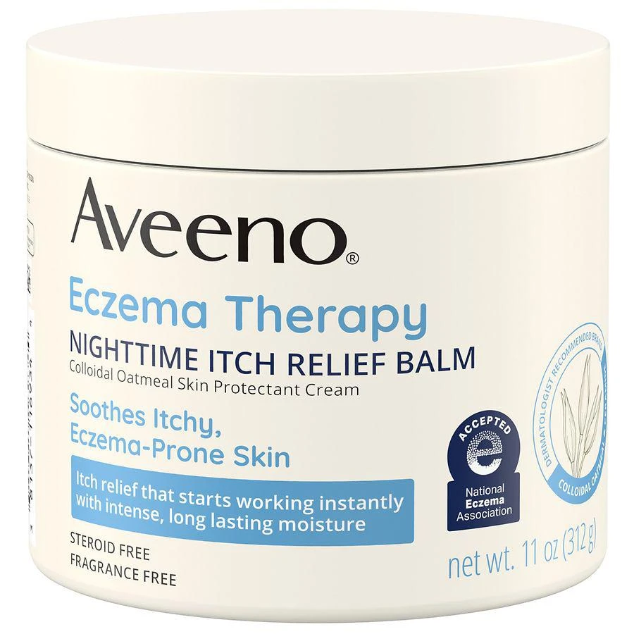 商品Aveeno|Eczema Therapy Nighttime Itch Relief Balm Fragrance-Free,价格¥173,第3张图片详细描述
