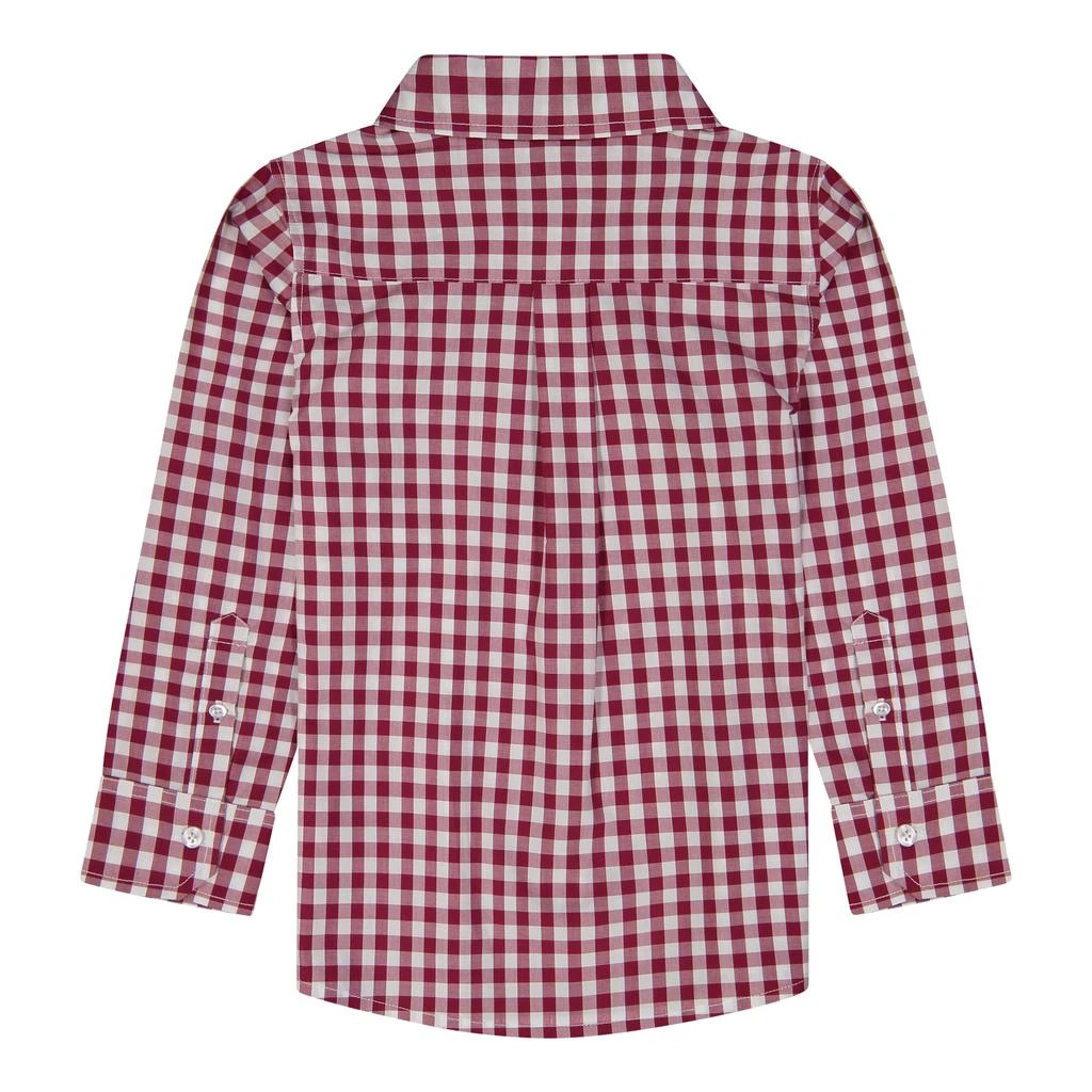 商品Andy & Evan|Boys Gingham Button Down Shirt,价格¥77,第4张图片详细描述