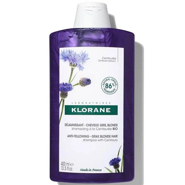 商品KLORANE|KLORANE Anti-Yellowing Shampoo with Centaury 400ml,价格¥180,第1张图片