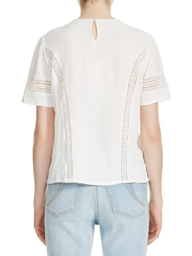 商品Maje|Laglia Lace Top,价格¥846,第2张图片详细描述