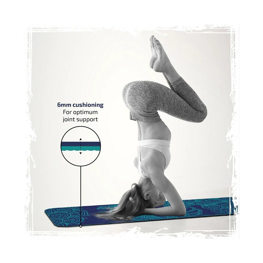 Yoga Mat Gym Mats - 6 Millimeter Thick Type Texture Material, Premium-Design Print, Exercise Mat 商品
