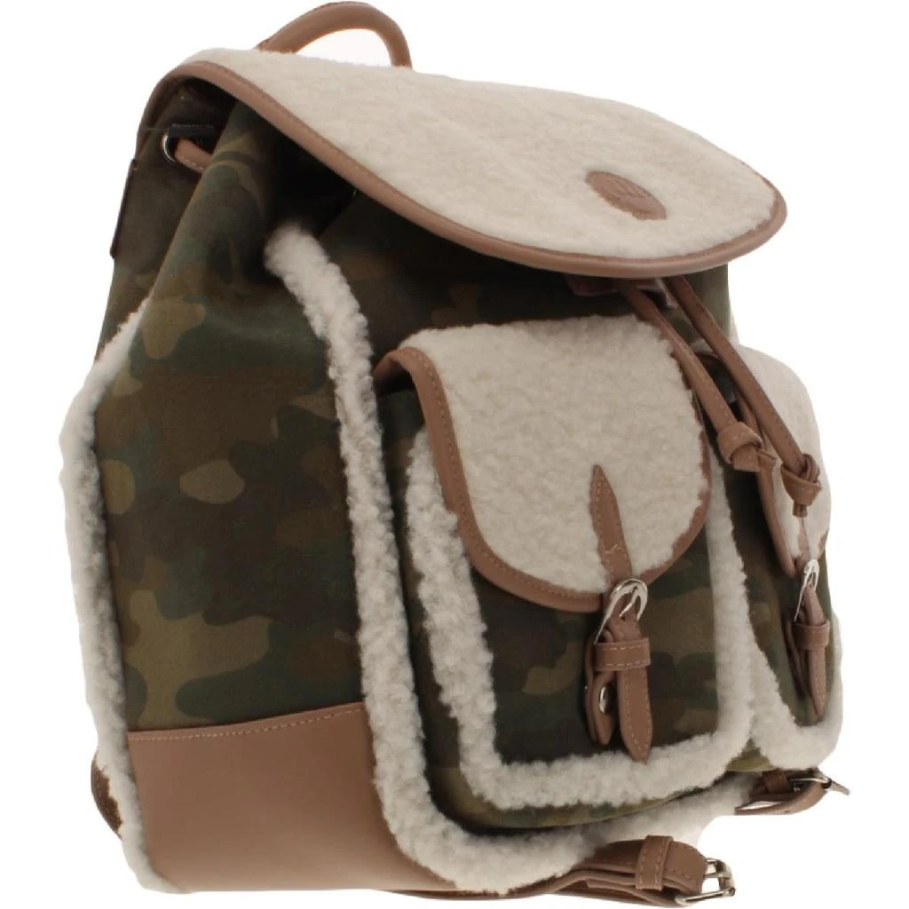 商品Bearpaw|Bearpaw Women's Faux Suede Shearling Trim Adjustable Deluxe Backpack,价格¥173-¥181,第5张图片详细描述