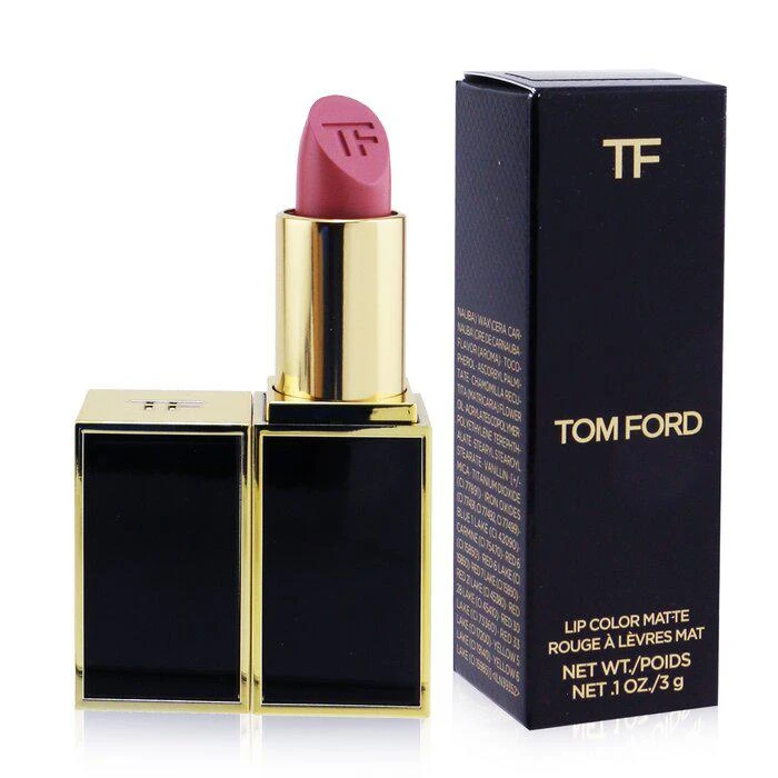 商品Tom Ford|Tom Ford 哑光唇膏口红 黑金黑管滋润持久Lip Color Matte - # 510 Fascinator -510 Fascinator(3g/0.1oz),价格¥617,第2张图片详细描述