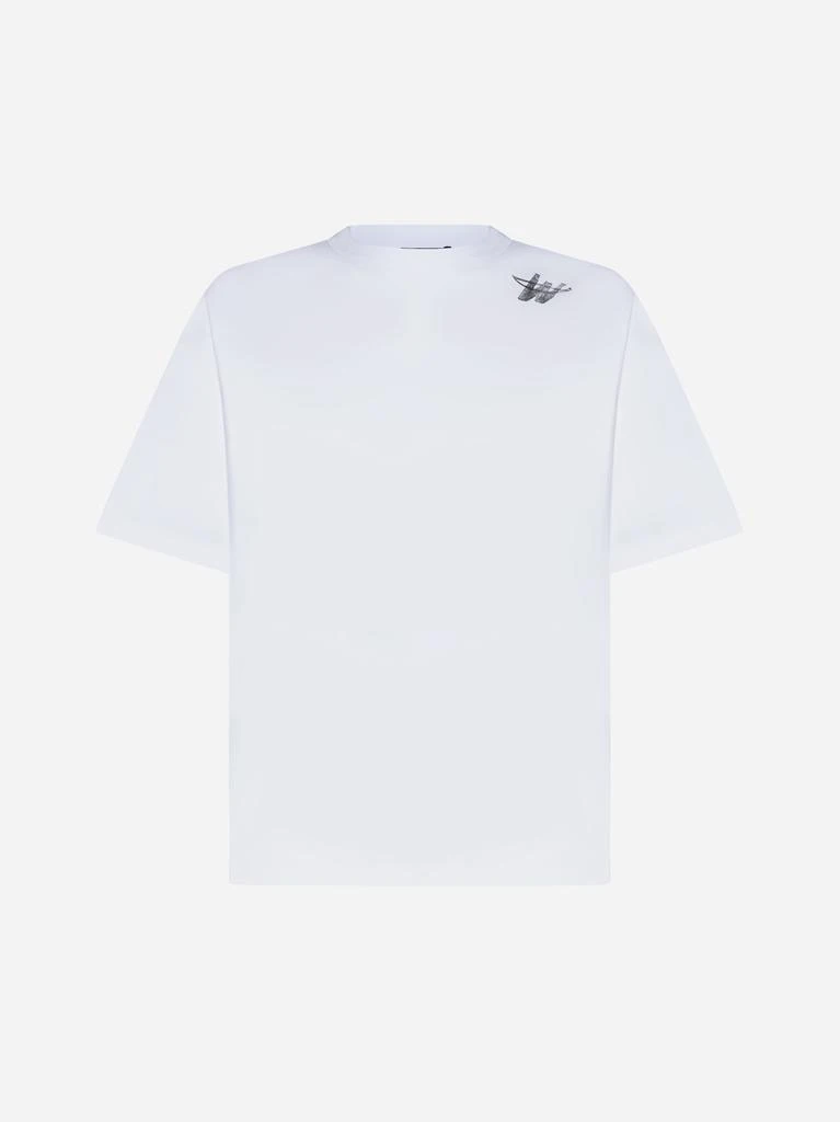 商品We11done|Logo cotton t-shirt,价格¥984,第1张图片