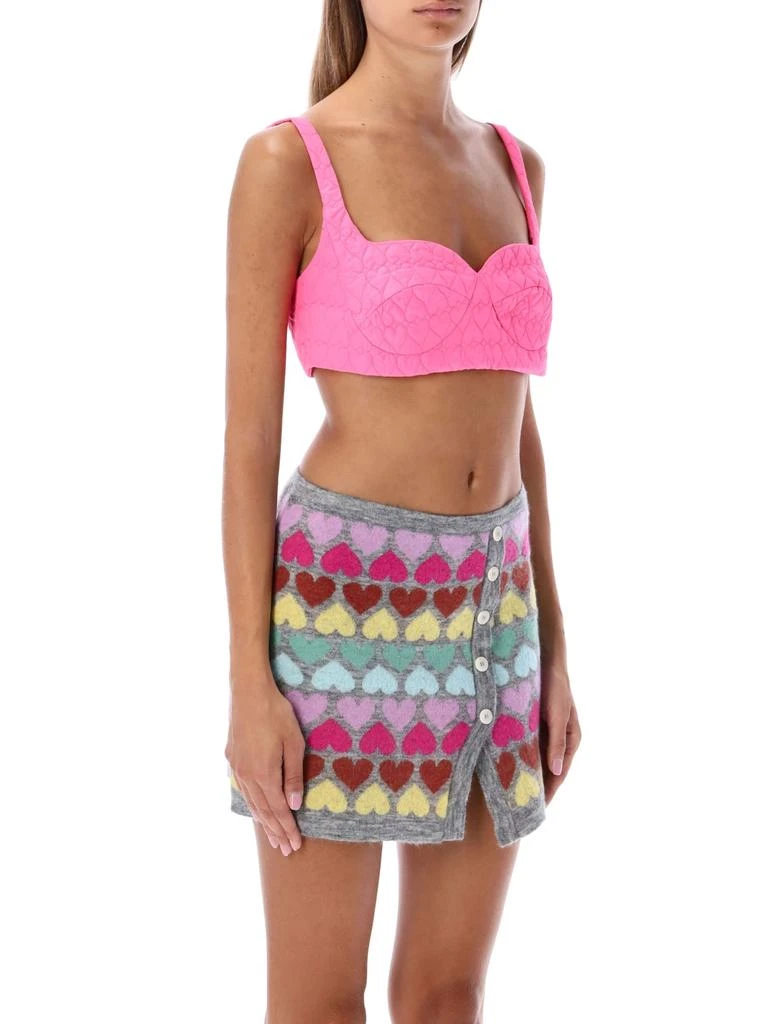 商品Marco Rambaldi|Marco Rambaldi Quilted Hearts Bra Top,价格¥1310,第2张图片详细描述