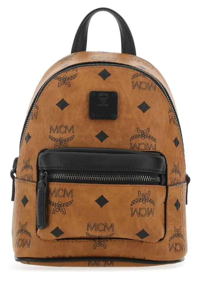 商品MCM|MCM Stark Monogram Print Zipped Backpack,价格¥4364,第1张图片