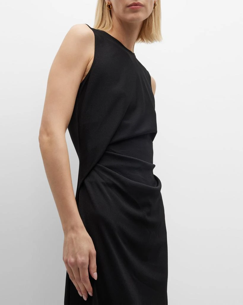 Drape Tuck Sleeveless Mini Dress 商品