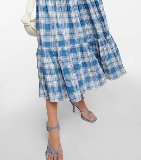 商品Ralph Lauren|格纹棉质加长连衣裙,价格¥2468,第5张图片详细描述