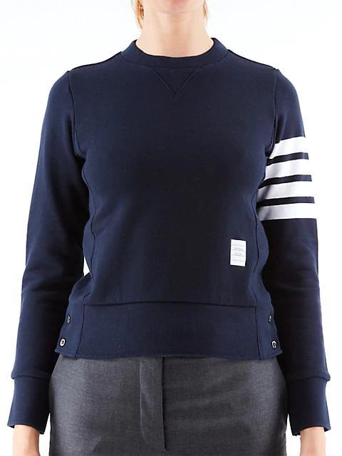 商品Thom Browne|Slim Cotton Crewneck Sweatshirt,价格¥4840,第1张图片