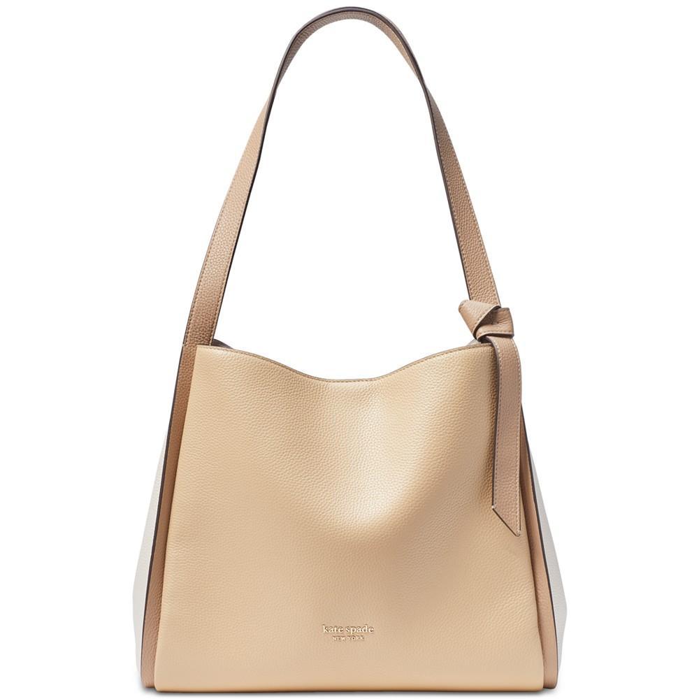 商品Kate Spade|Knott Large Leather Shoulder Bag,价格¥2851,第3张图片详细描述