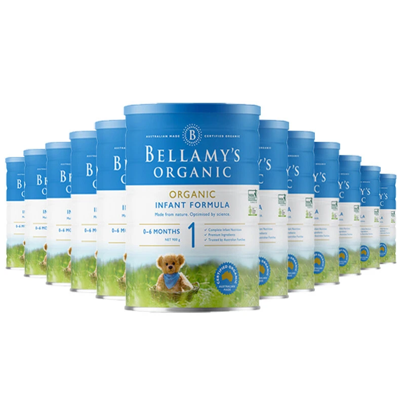 Bellamys Organic贝拉米1段（0-6个月）有机婴儿奶粉900g/罐 新旧版本随机发（保税仓发货）（预售3个工作日内发货） 商品