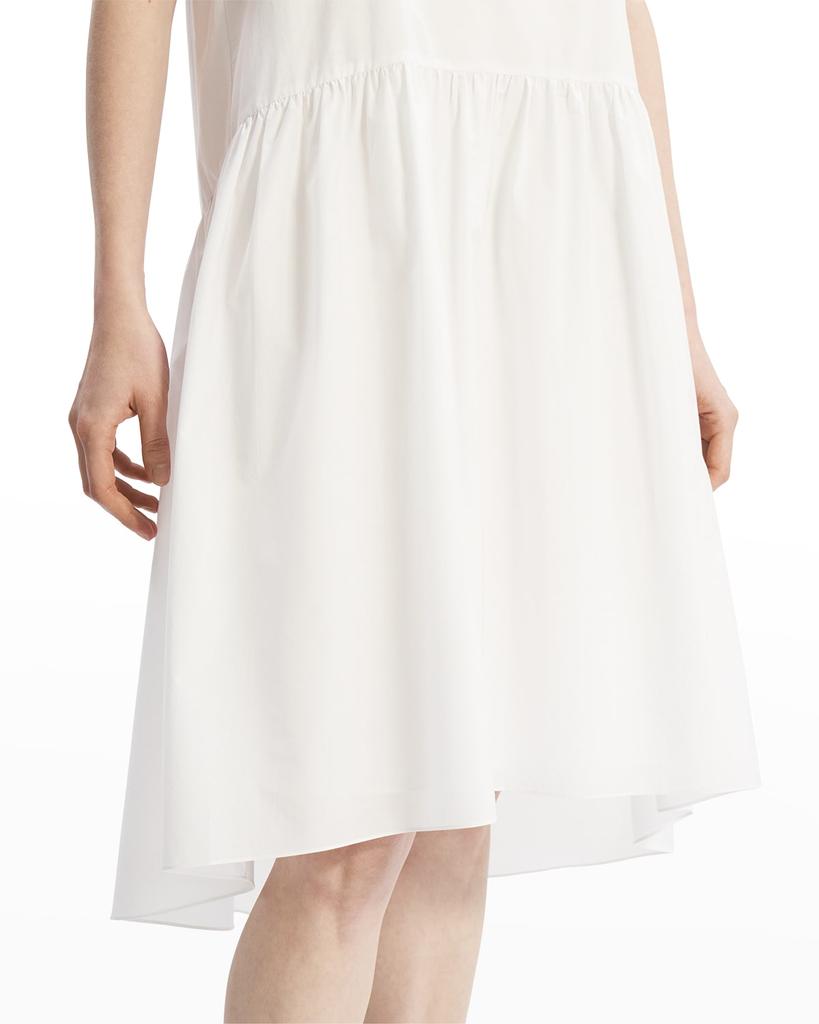 Square-Neck Tiered Midi A-Line Dress商品第5张图片规格展示