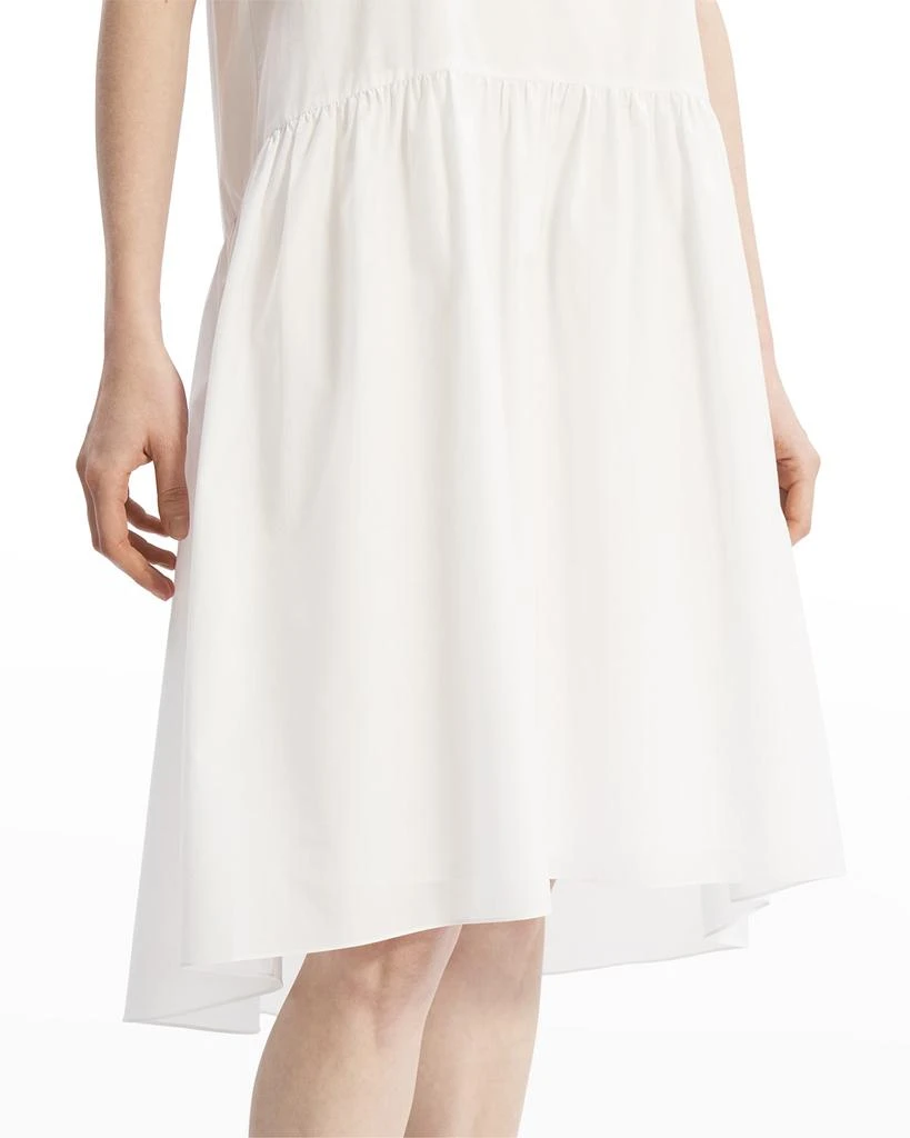 商品Theory|Square-Neck Tiered Midi A-Line Dress,价格¥684,第5张图片详细描述