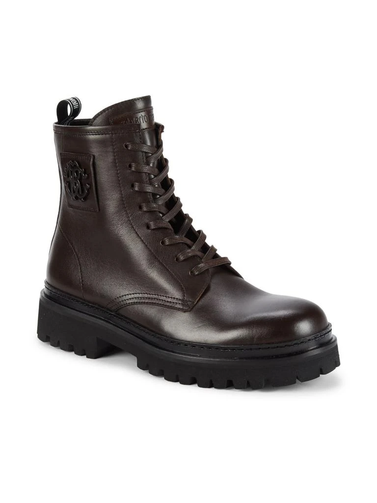 商品Roberto Cavalli|Leather Hiker Boots,价格¥1355,第2张图片详细描述