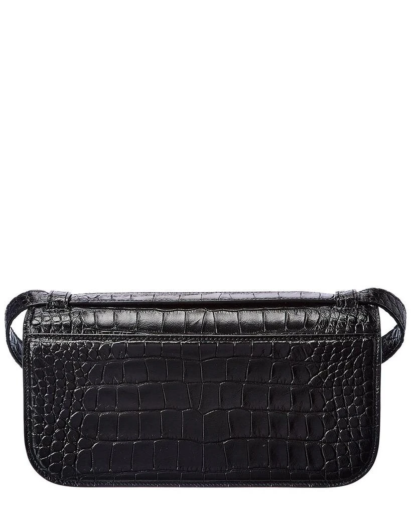 商品Balenciaga|Balenciaga Gossip Small Croc-Embossed Leather Shoulder Bag, Black,价格¥10915,第2张图片详细描述