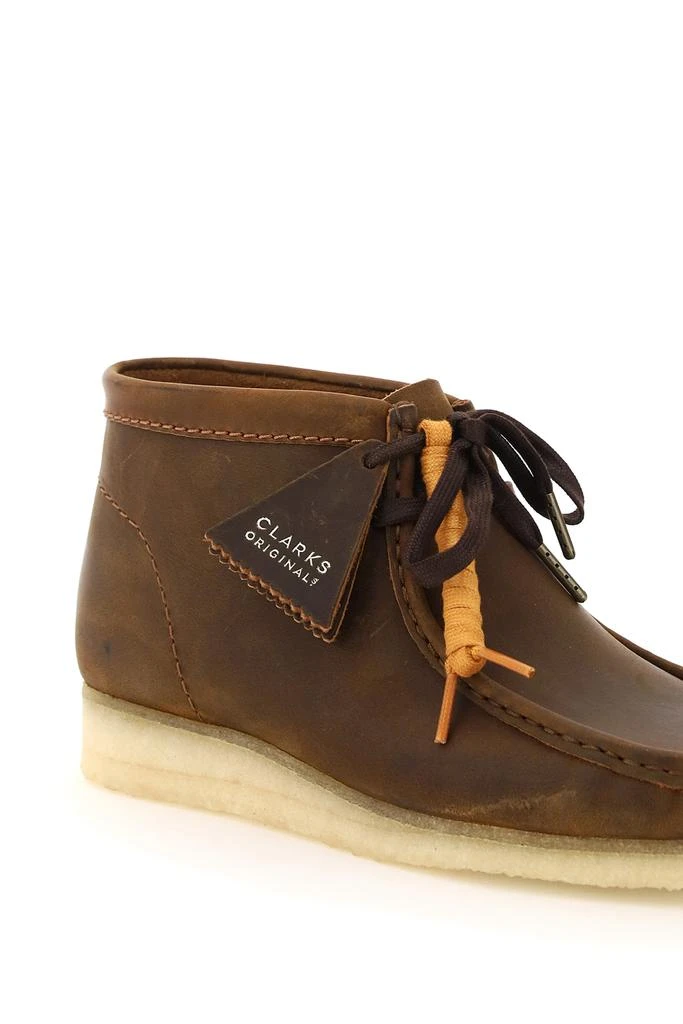 商品Clarks|WALLABEE LEATHER LACE-UP BOOTS,价格¥780,第4张图片详细描述