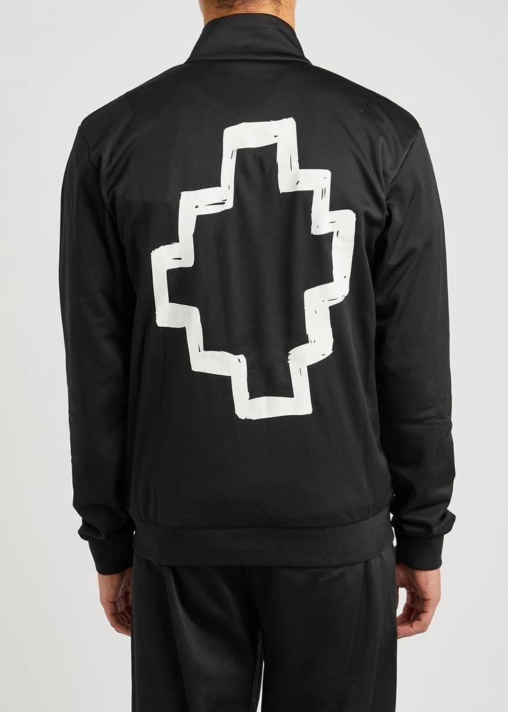 商品Marcelo Burlon|Tempera black logo jersey track jacket,价格¥1363,第3张图片详细描述