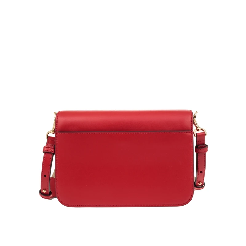 Michael Kors Sloan Editor大号女士牛皮革单肩斜挎包 30T7GS9L3L-BRIGHT-RED 商品