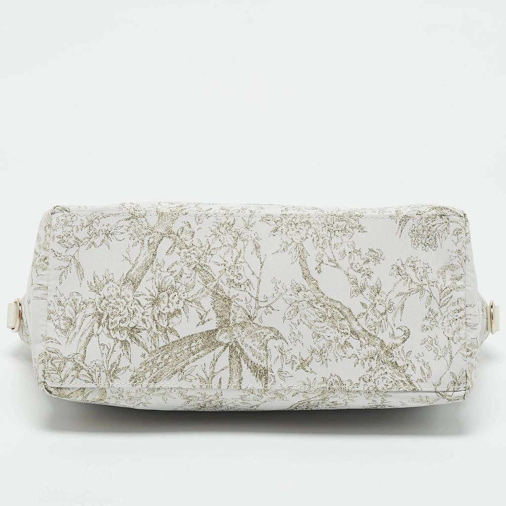 Dior White Fabric Toile de Jouy Medium Travel Nomad Pouch 商品
