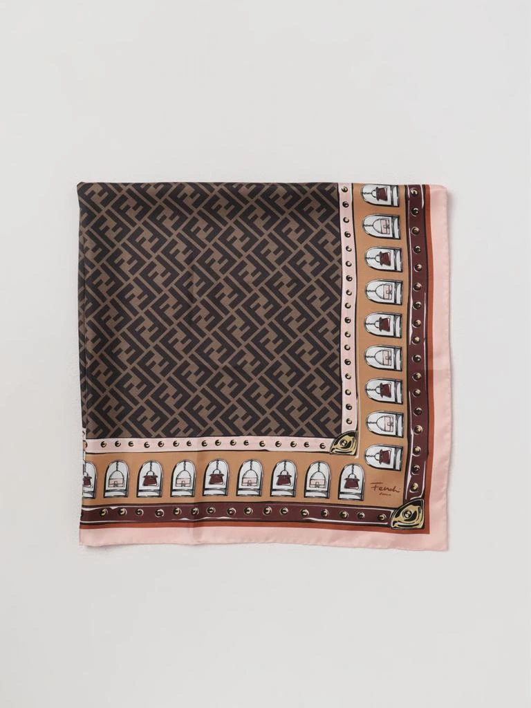 商品Fendi|Fendi silk scarf with FF Fendi pattern,价格¥3102,第1张图片