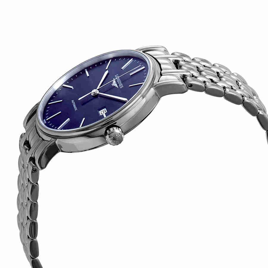 商品Longines|浪琴Presence蓝色表盘男士机械手表L4.921.4.92.6,价格¥6813,第4张图片详细描述