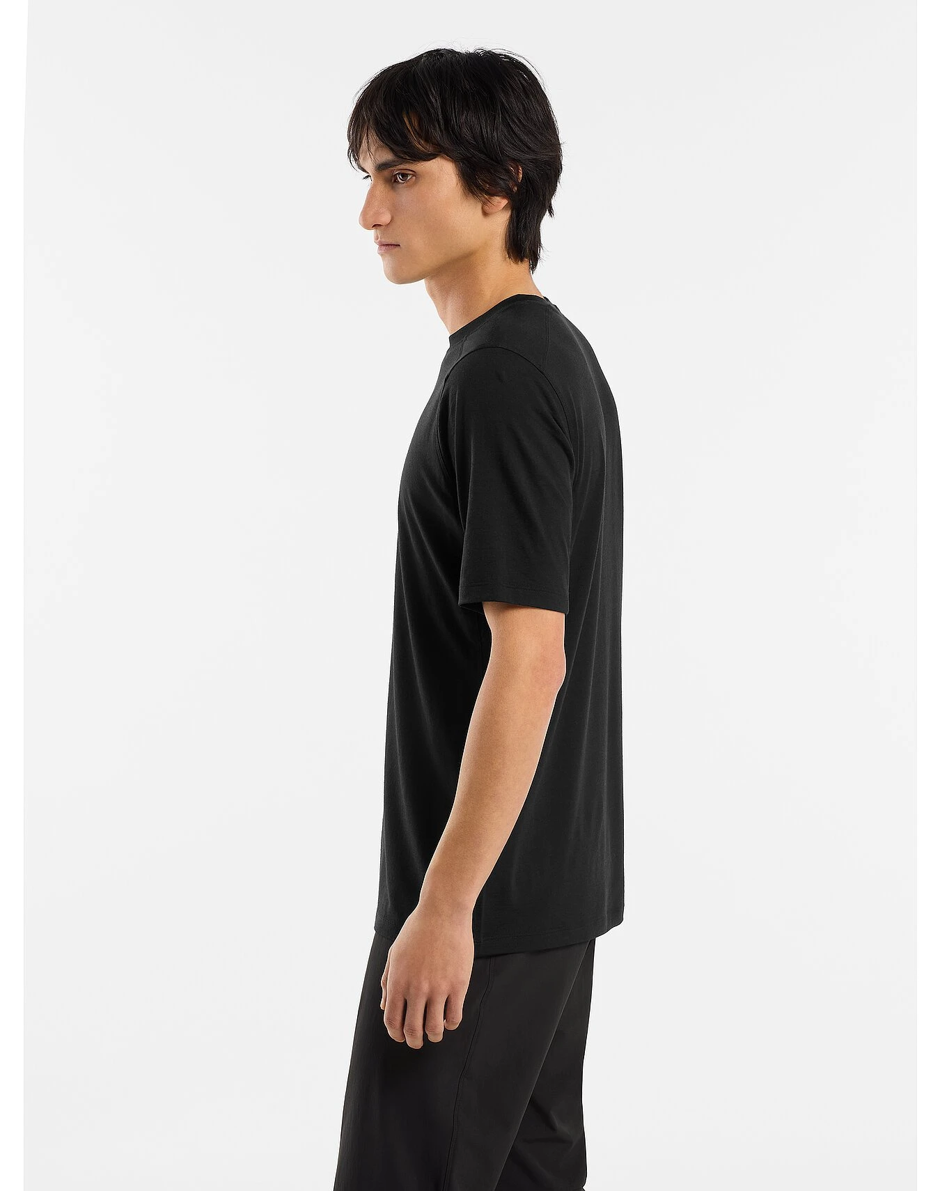 商品Arc'teryx|Arc'teryx 男士户外T恤 X000006816BLACK 黑色,价格¥1131,第4张图片详细描述